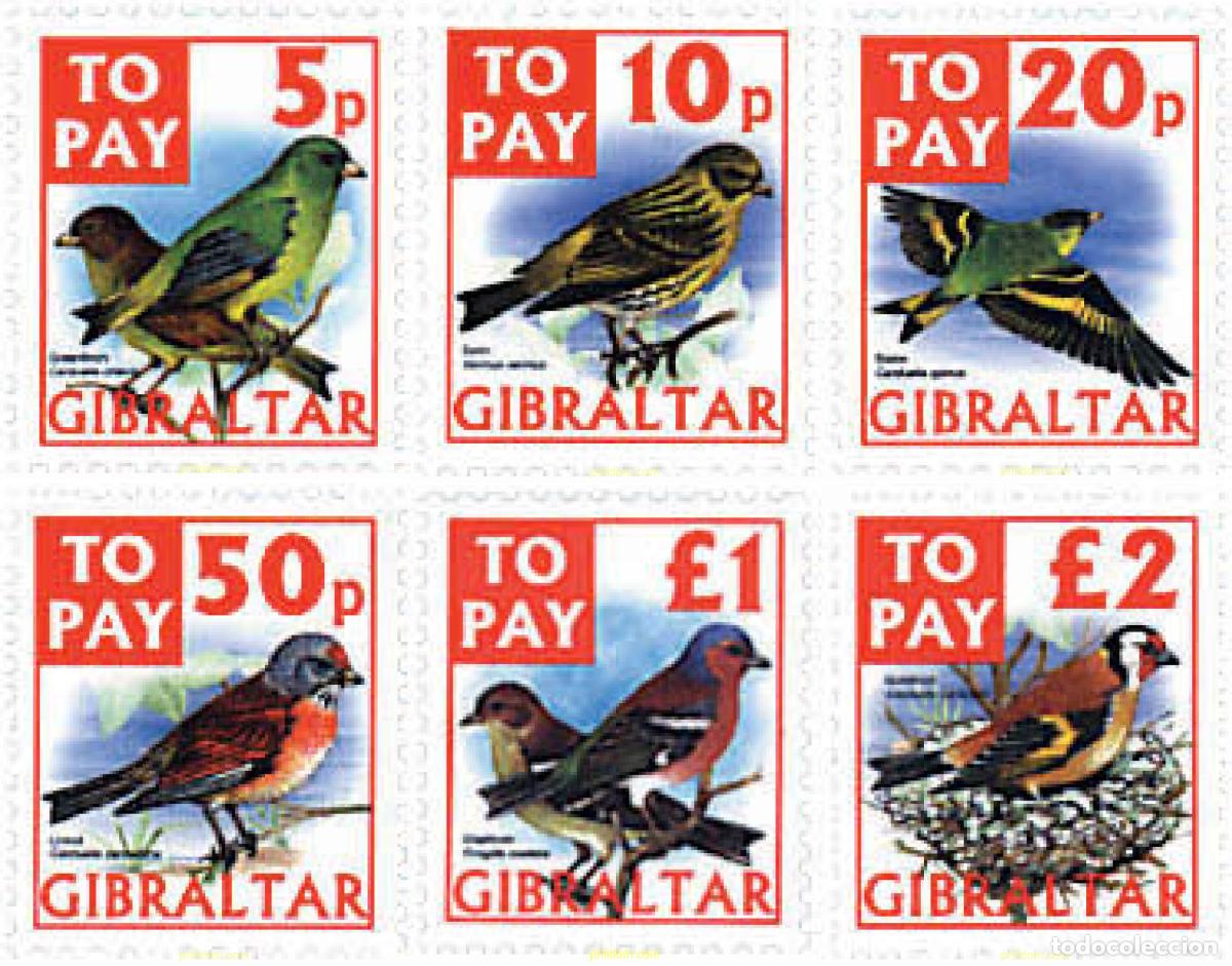 Sellos: 81565 MNH GIBRALTAR 2002 AVES