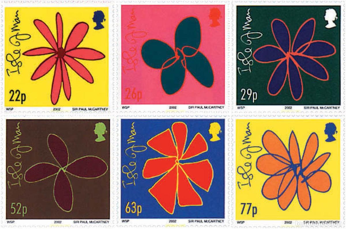 Sellos: 95403 MNH MAN 2002 60 ANIVERSARIO DEL NACIMIENTO DE PAUL McCARTNEY