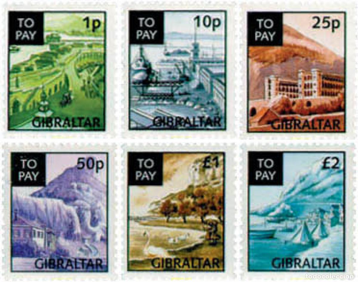 Sellos: 84307 MNH GIBRALTAR 1996 VISTAS DEL GIBRALTAR ANTIGUO