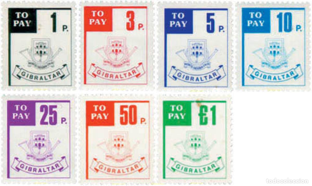 Sellos: 83610 MNH GIBRALTAR 1984 EMBLEMA POSTAL
