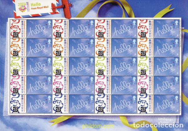 Sellos: 143465 MNH GRAN BRETA&Ntilde;A 2002 SELLOS CON MENSAJE