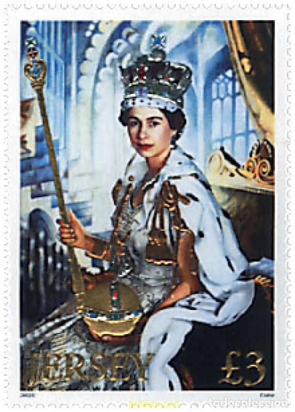 Sellos: 87074 MNH JERSEY 2002 50 ANIVERSARIO DEL ACCESO AL TRONO DE ISABEL II