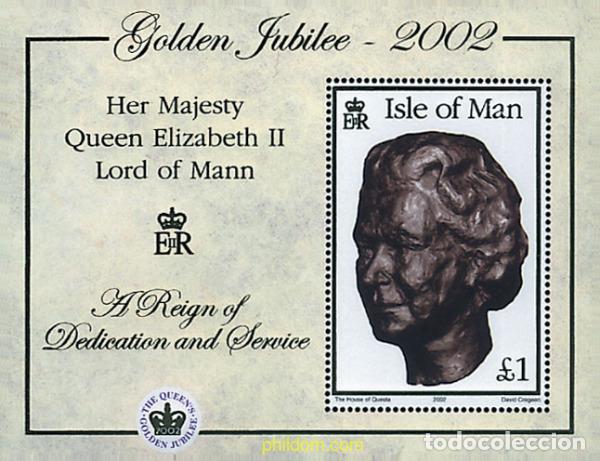 Sellos: 87264 MNH MAN 2002 50 ANIVERSARIO DEL ACCESO AL TRONO DE ISABEL II