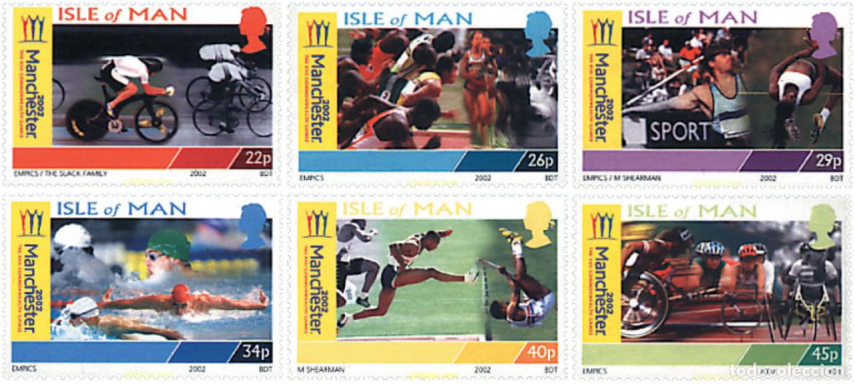 Sellos: 88492 MNH MAN 2002 17 JUEGOS DE LA COMMONWEALTH
