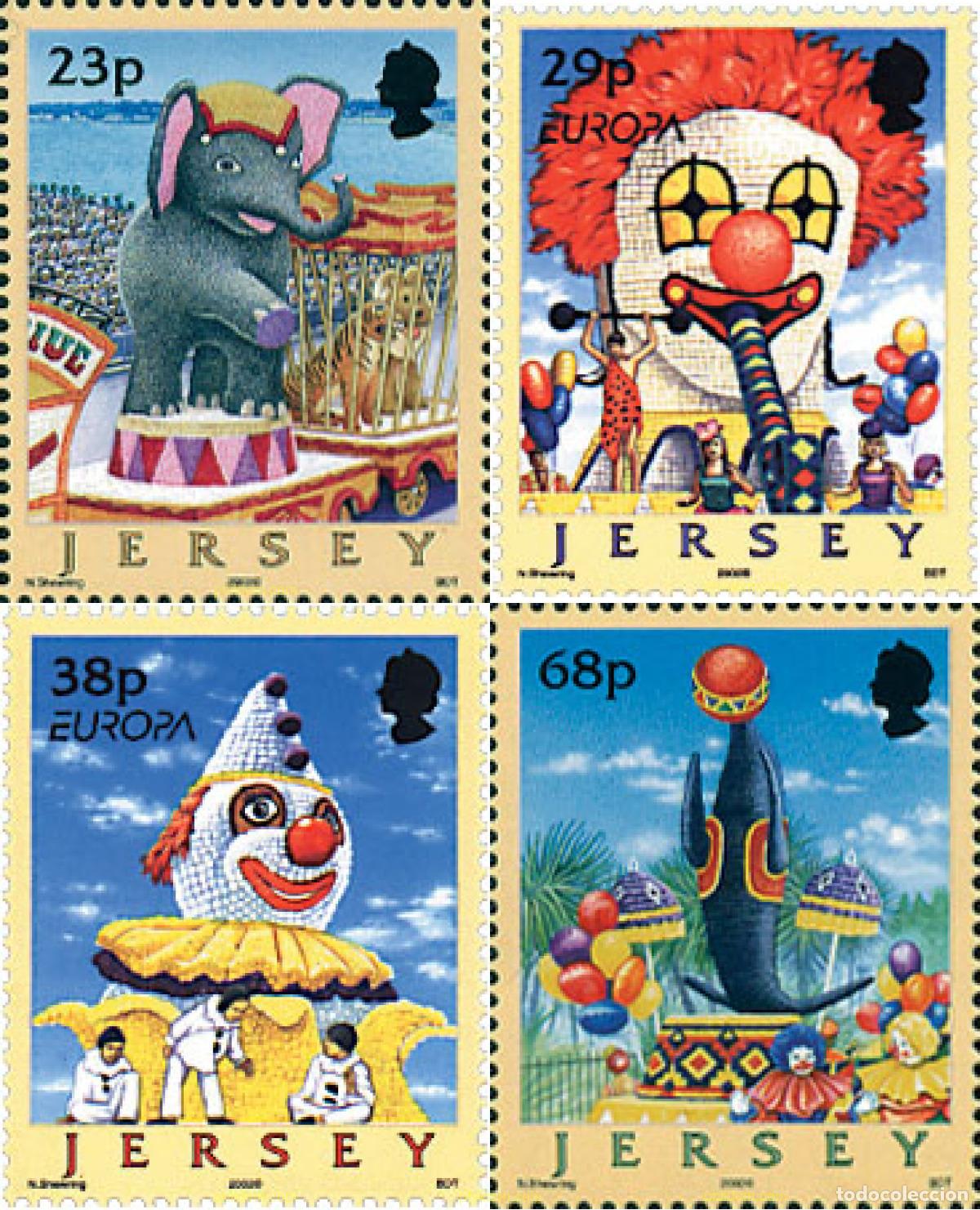 Selos: 89766 MNH JERSEY 2002 EUROPA CEPT 2002 - EL CIRCO