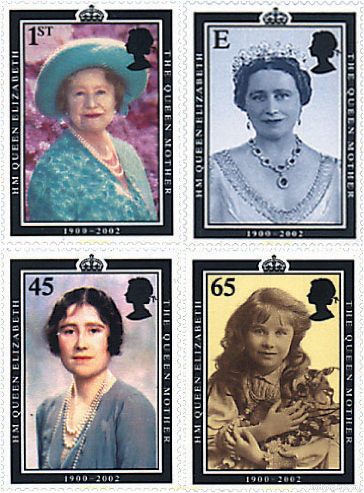 Sellos: 91037 MNH GRAN BRETA&Ntilde;A 2002 MUERTE DE LA REINA MADRE