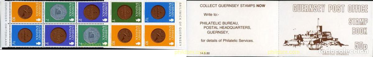 Sellos: 213011 MNH GUERNSEY 1979 MONEDAS