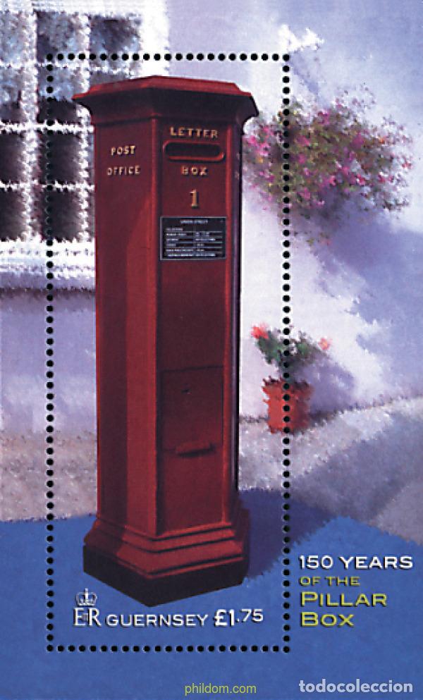Sellos: 99684 MNH GUERNSEY 2002 105 A&Ntilde;OS DE BUZONES