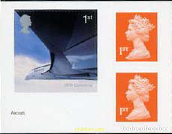 Sellos: 327907 MNH GRAN BRETA&Ntilde;A 2002 50 ANIVERSARIO DE LA PRIMERA LINEA AEREA BRITANICA EN CONCORDE
