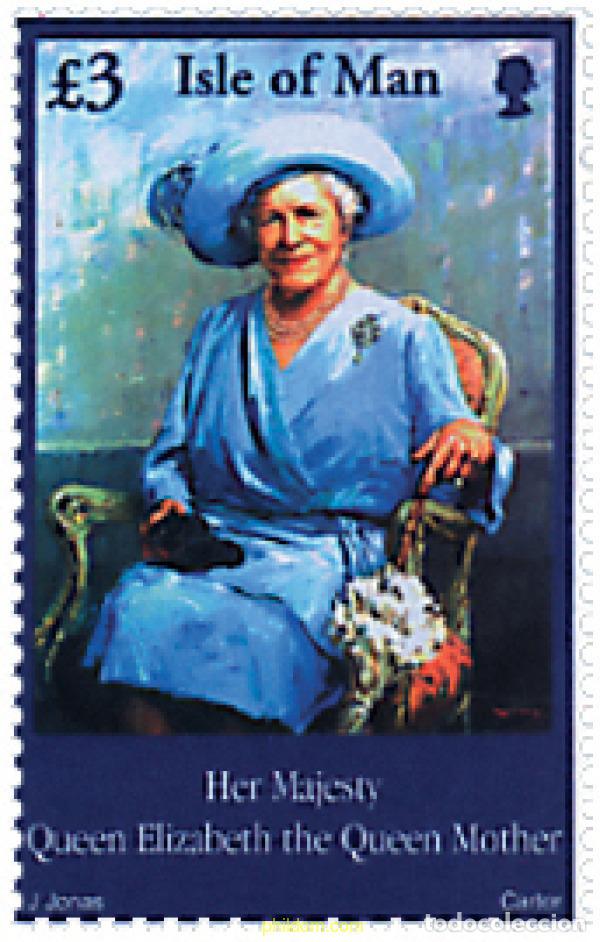 Sellos: 93938 MNH MAN 2002 EN MEMORIA DE LA REINA MADRE