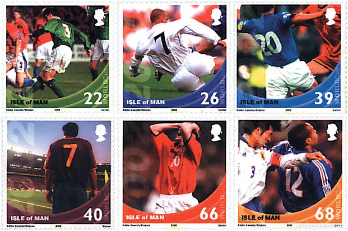 Sellos: 93940 MNH MAN 2002 COPA DEL MUNDO DE FUTBOL. COREA DEL SUR Y JAPON-02