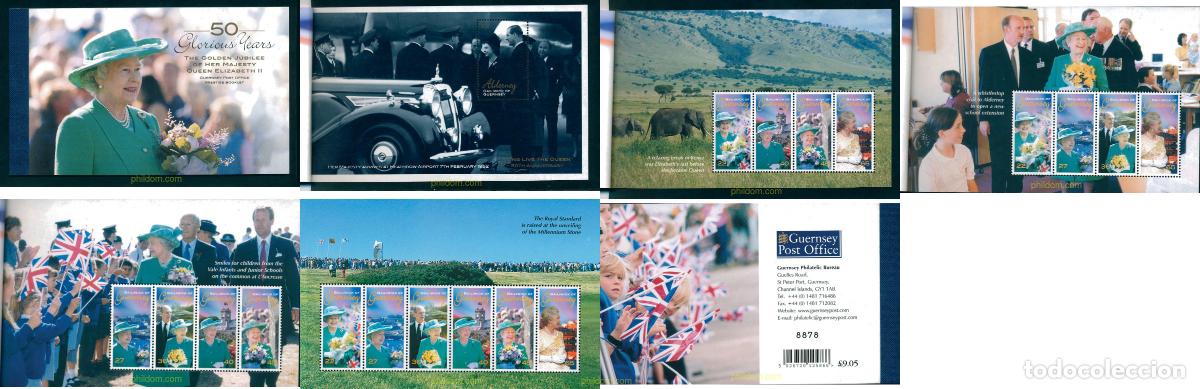 Sellos: 101672 MNH GUERNSEY 2002 50 ANIVERSARIO DEL ACCESO AL TRONO DE ISABEL II