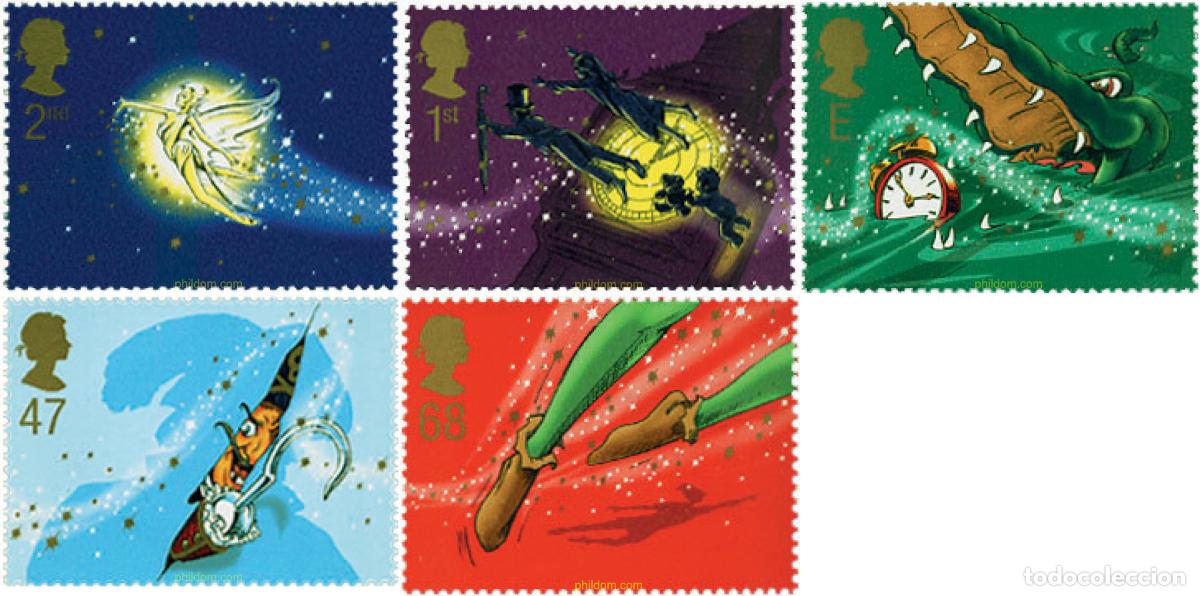 Sellos: 99087 MNH GRAN BRETA&Ntilde;A 2002 PETER PAN