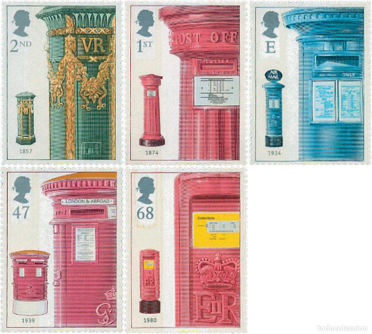 Sellos: 101671 MNH GRAN BRETA&Ntilde;A 2002 BUZONES