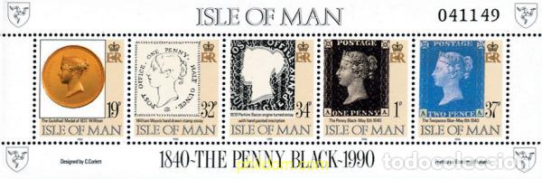 Sellos: 113951 MNH MAN 1990 150 ANIVERSARIO DEL PRIMER SELLO POSTAL