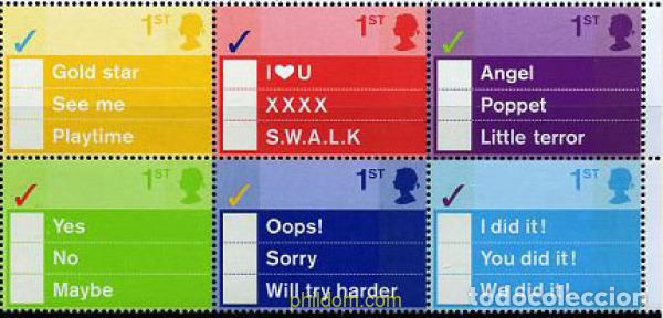 Sellos: 114613 MNH GRAN BRETA&Ntilde;A 2003 SELLOS CON MENSAJE