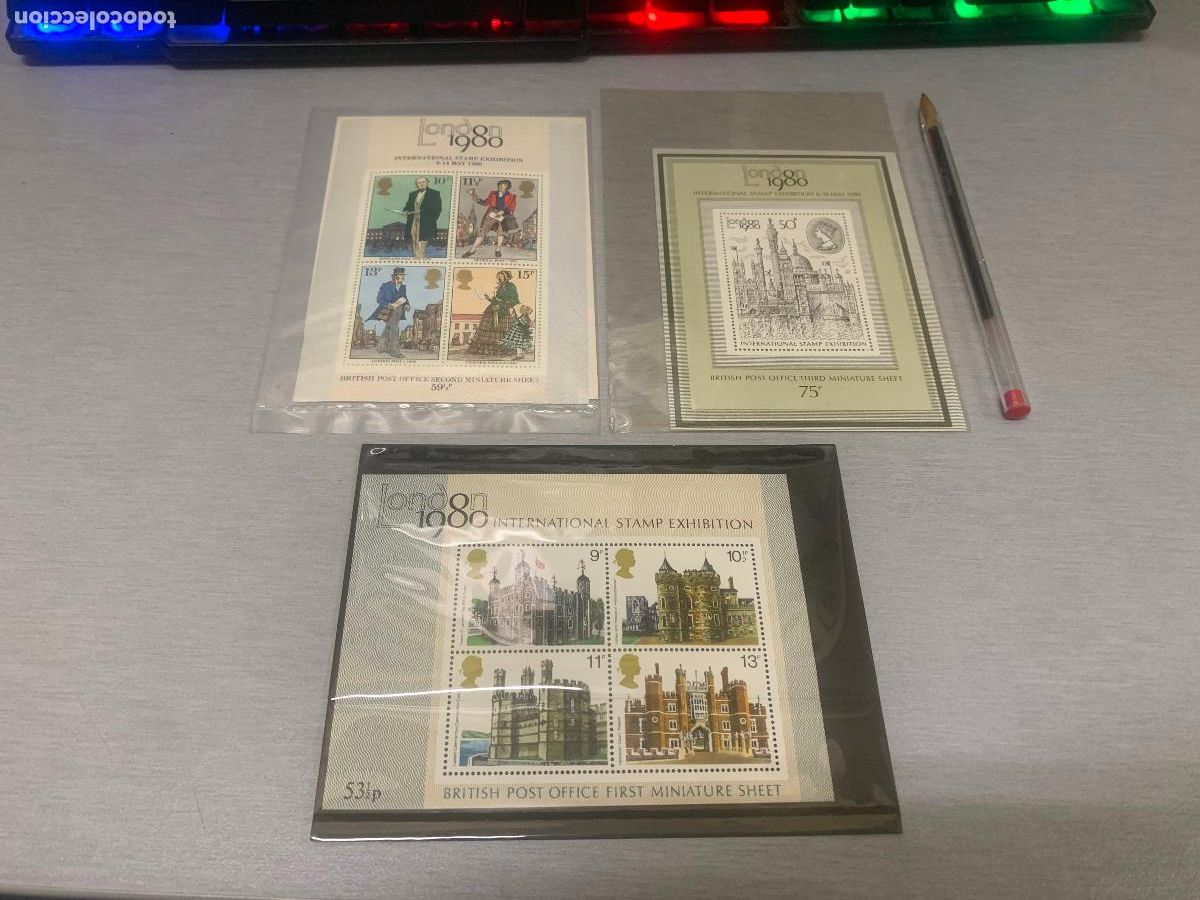 Sellos: LONDON 1980 SELLOS / BRITAIN'S MINIATURE SHEET / VER FOTOS