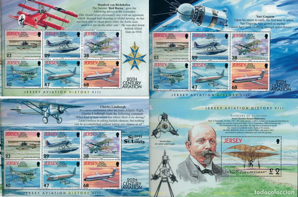 Sellos: 571979 MNH JERSEY 2003 HISTORIA DE LA AVIACION