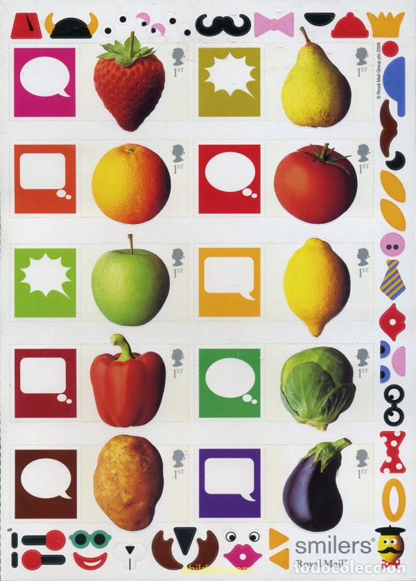 Sellos: 355864 MNH GRAN BRETA&Ntilde;A 2003 FRUTAS Y VEGETALES