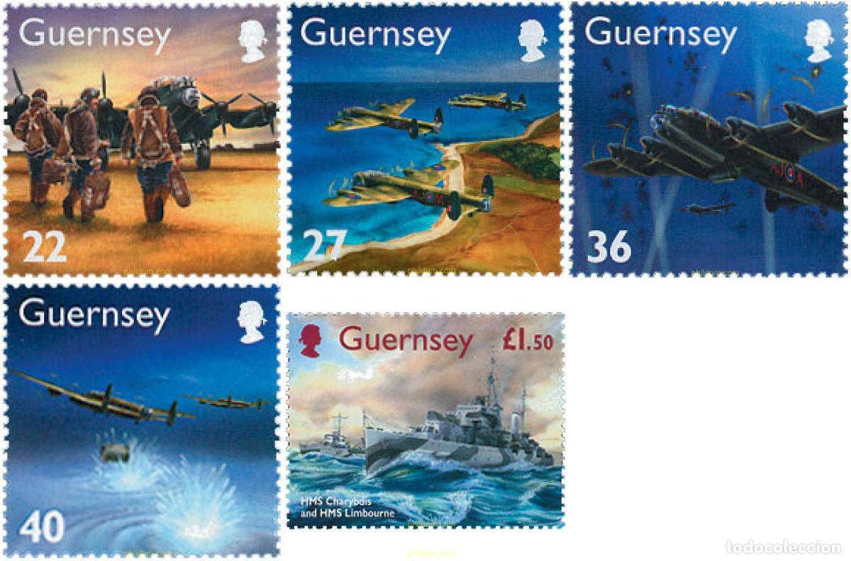 Sellos: 120465 MNH GUERNSEY 2003 50 ANIVERSARIO DE LA SEGUNDA GUERRA MUNDIAL