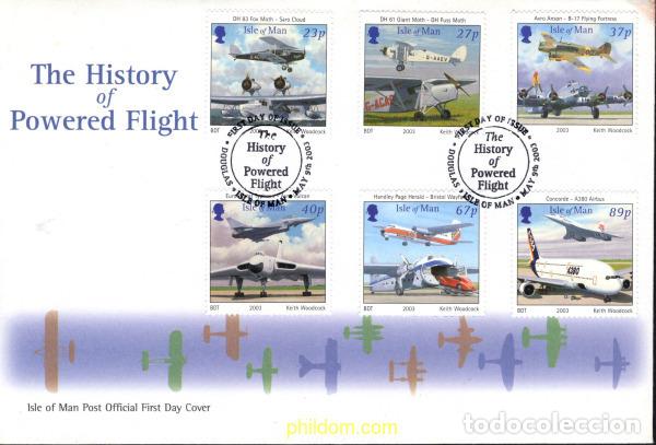 Sellos: 552702 MNH MAN 2003 HISTORIA DE LA AVIACION