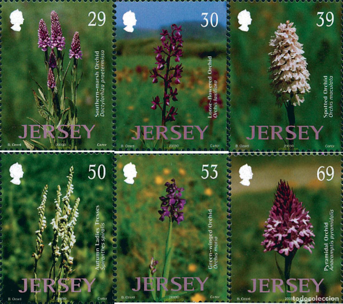 Sellos: 125925 MNH JERSEY 2003 ORQUIDEAS