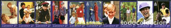 Sellos: 127629 MNH GUERNSEY 2003 21 ANIVERSARIO DEL NACIMIENTO DEL PRINCIPE GUILLERMO