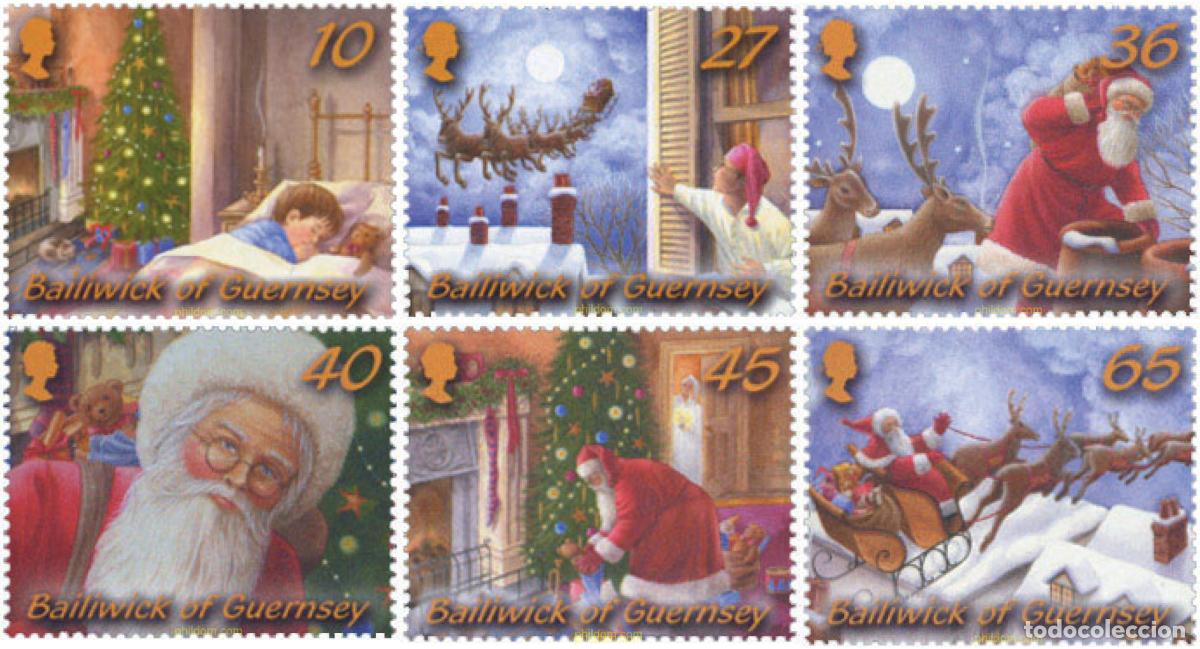 Sellos: 131824 MNH GUERNSEY 2003 NAVIDAD