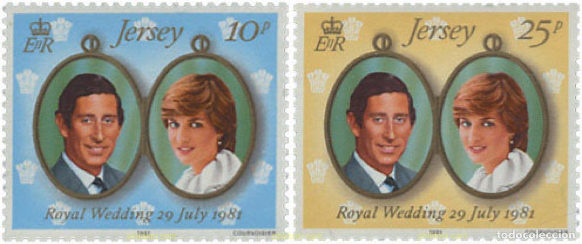 Sellos: 134900 MNH JERSEY 1981 BODA DEL PRINCIPE CARLOS Y LADY DIANA SPENCER