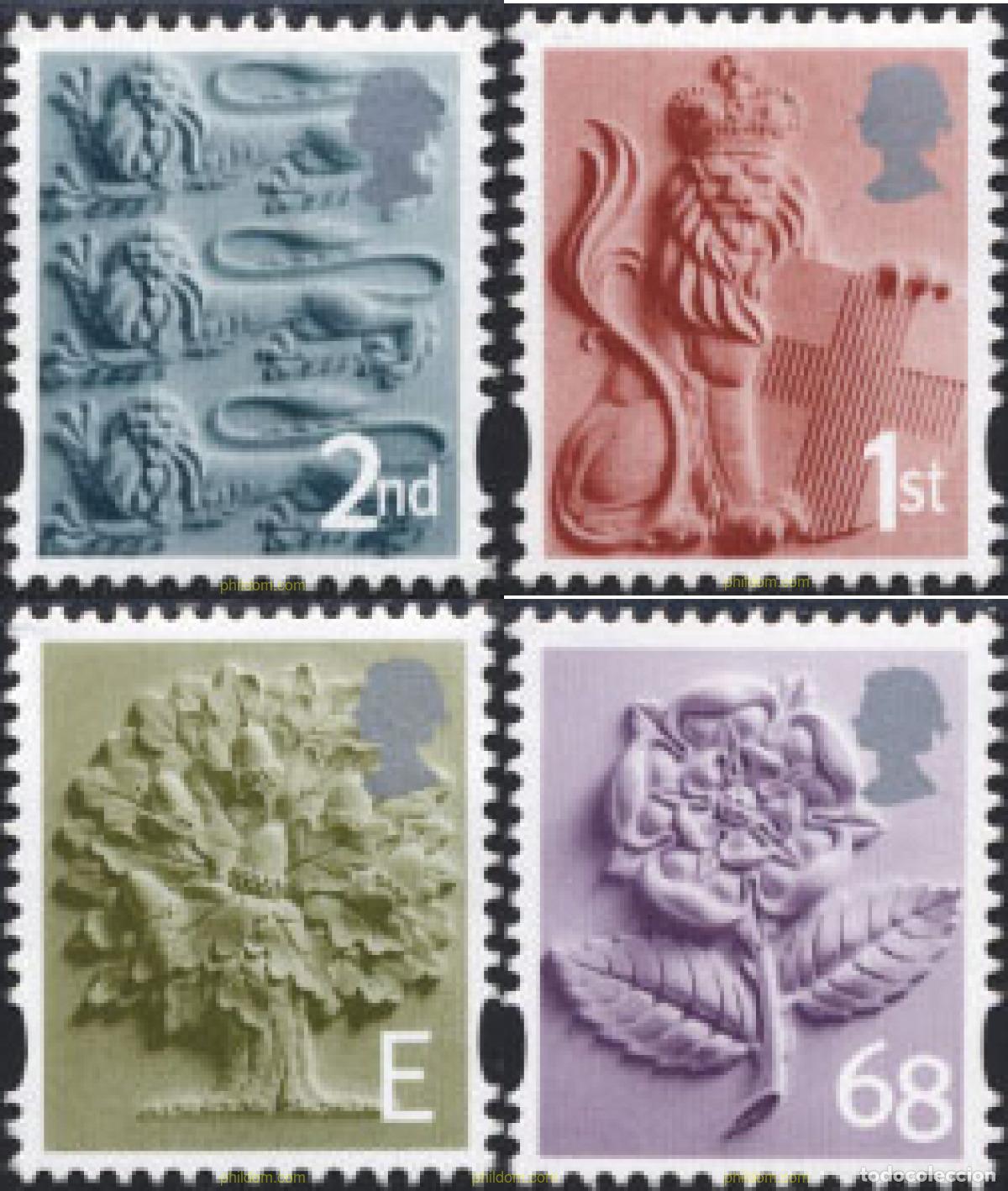 Sellos: 135062 MNH GRAN BRETA&Ntilde;A. Inglaterra 2003 SIMBOLOS DE INGLATERRA