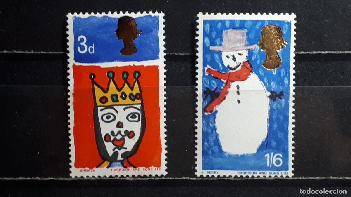 Sellos: GRAN BRETA&Ntilde;A. A&Ntilde;O 1966. **. YVERT 461/2