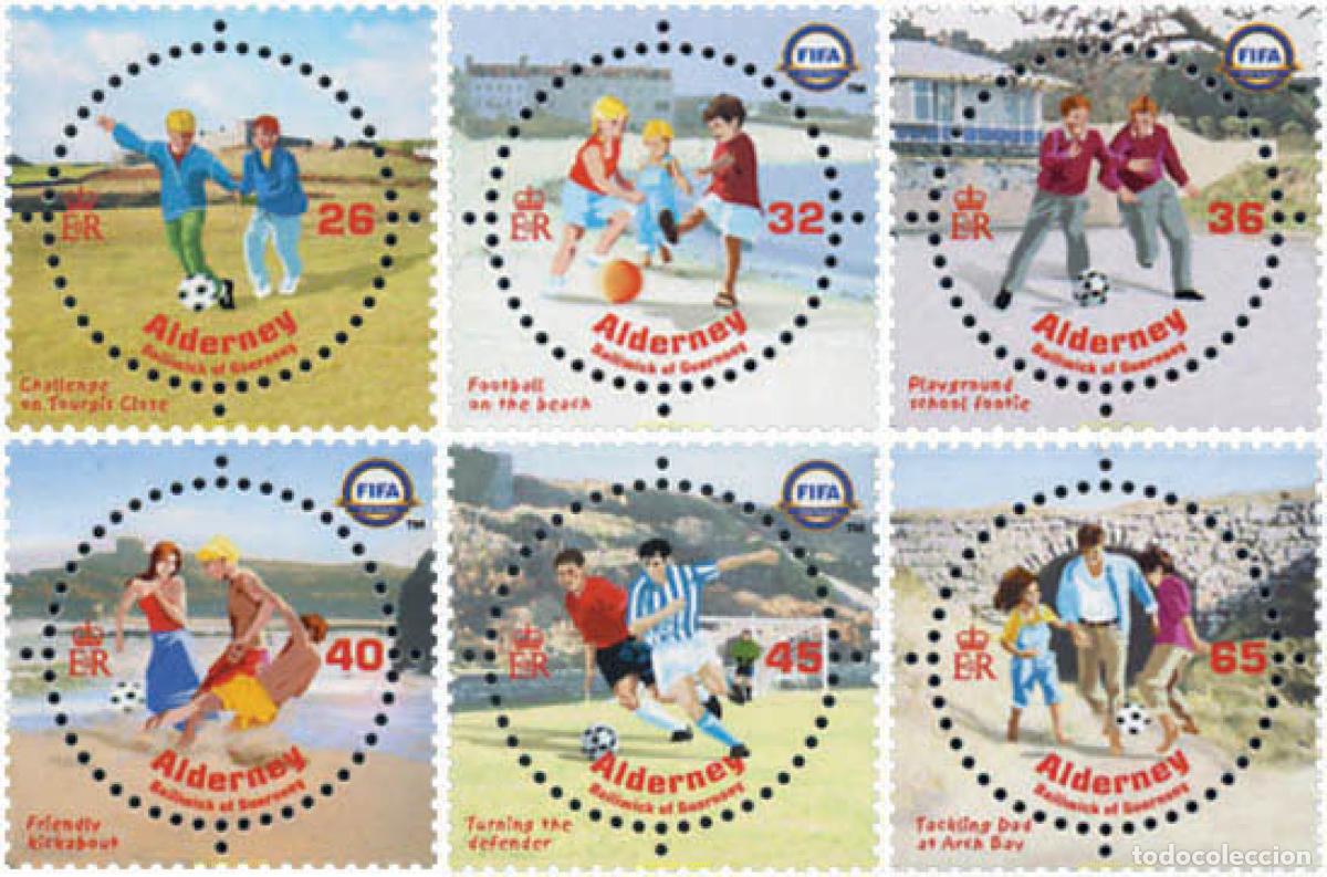 Sellos: 138937 MNH ALDERNEY 2004 CENTENARIO DE LA FIFA