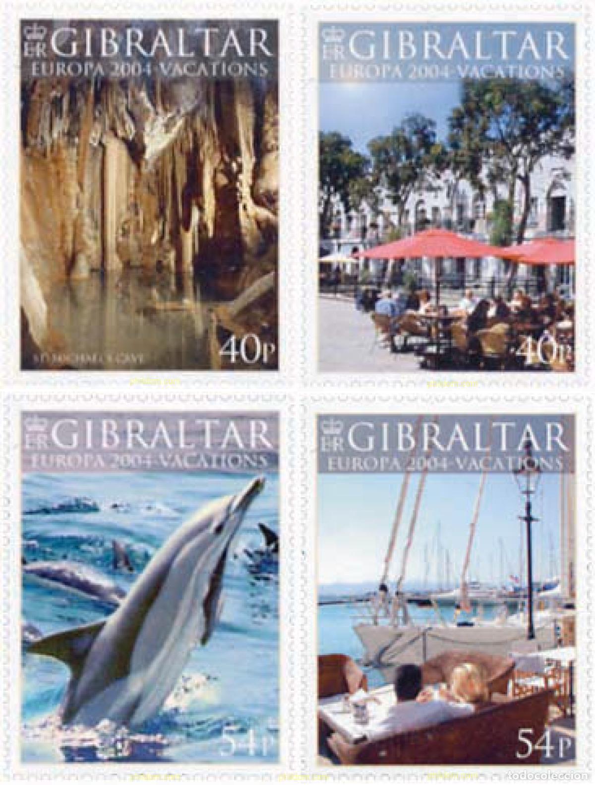 Sellos: 139005 MNH GIBRALTAR 2004 EUROPA CEPT. VACACIONES