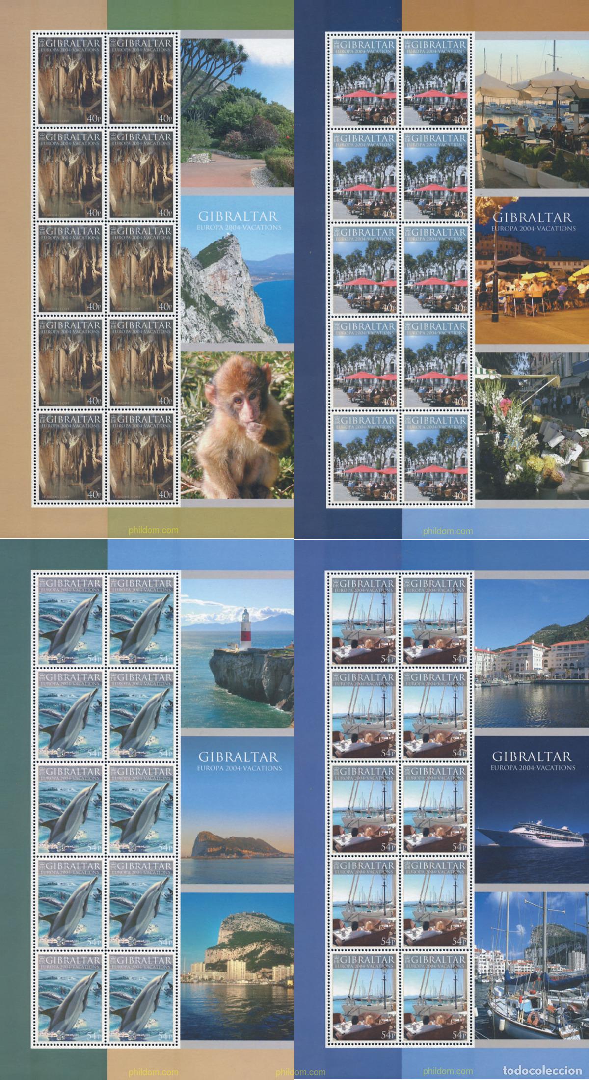 Sellos: 139006 MNH GIBRALTAR 2004 EUROPA CEPT. VACACIONES