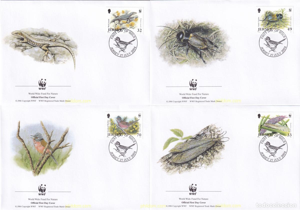 Sellos: 139575 MNH JERSEY 2004 PROTECCION DE LA NATURALEZA. FAUNA DE JERSEY