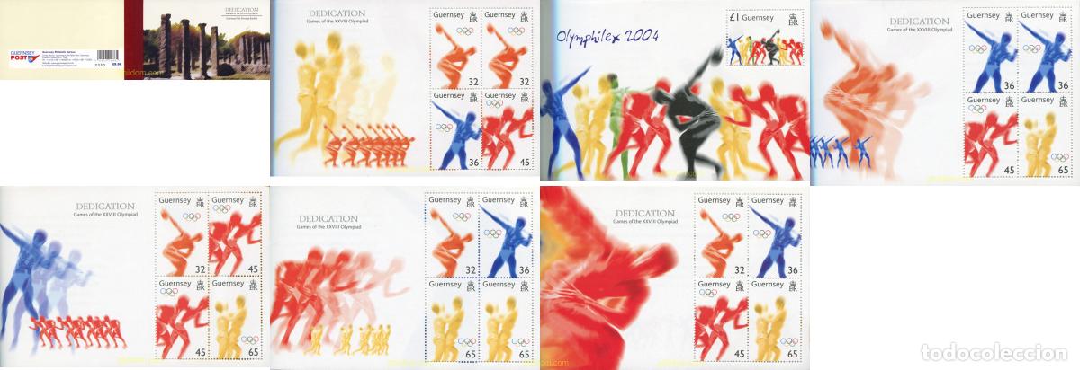 Sellos: 141819 MNH GUERNSEY 2004 28 JUEGOS OLIMPICOS DE VERANO ATENAS 2004