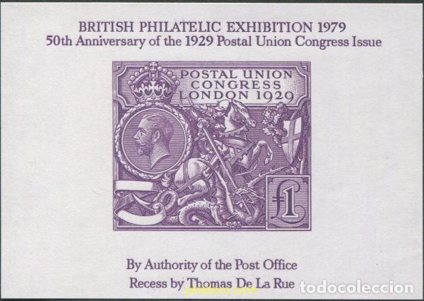 Sellos: 678235 MNH GRAN BRETA&Ntilde;A 1929 9 CONGRESO DE LA U.P.U. EN LONDRES