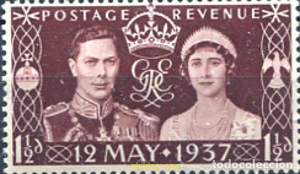 Sellos: 141756 MNH GRAN BRETA&Ntilde;A 1937 CORONACION DE JORGE VI E ISABEL