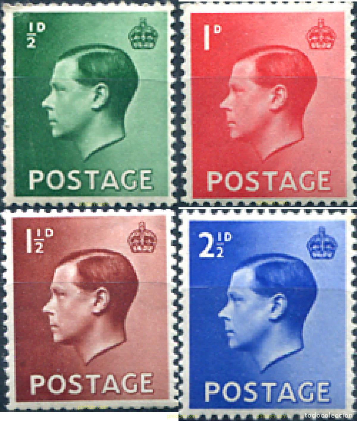 Sellos: 141755 MNH GRAN BRETA&Ntilde;A 1936 EDUARDO VIII