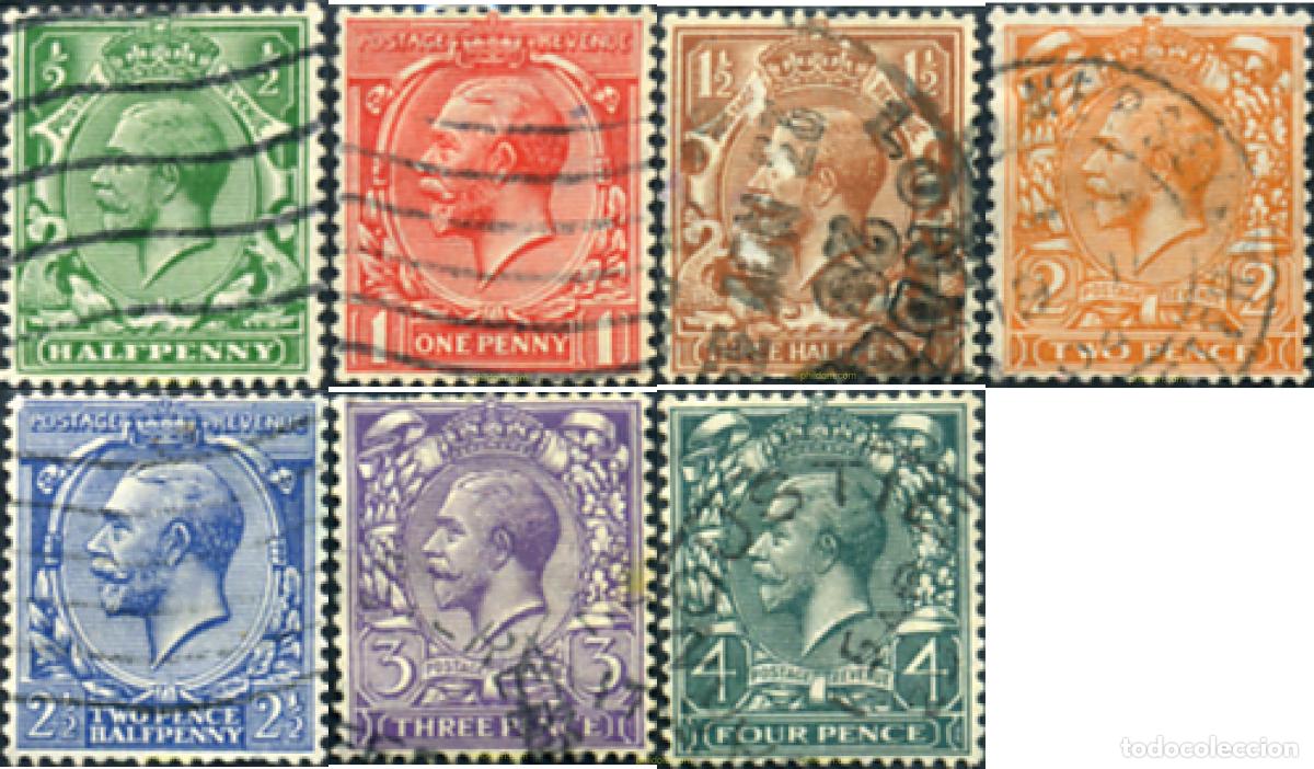 Sellos: 355449 USED GRAN BRETA&Ntilde;A 1912 ANIVERSARIO DE LA LLEGADA AL TRONO DE JORGE V