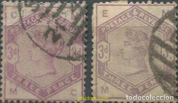 Sellos: 670073 USED GRAN BRETA&Ntilde;A 1883 RETRATO DE LA REINA VICTORIA