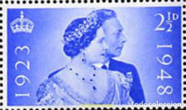Timbres: 616093 MNH GRAN BRETA&Ntilde;A 1948 BODAS DE PLATA DE LA PAREJA REAL