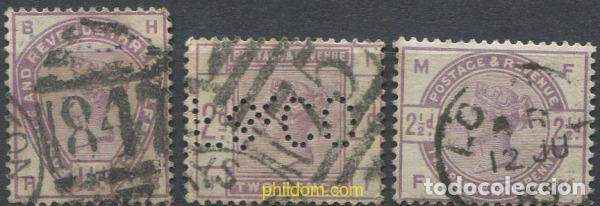 Timbres: 670095 USED GRAN BRETA&Ntilde;A 1883 RETRATO DE LA REINA VICTORIA