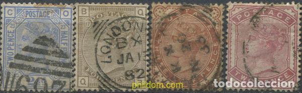 Timbres: 670044 USED GRAN BRETA&Ntilde;A 1880 RETRATO DE LA REINA VICTORIA