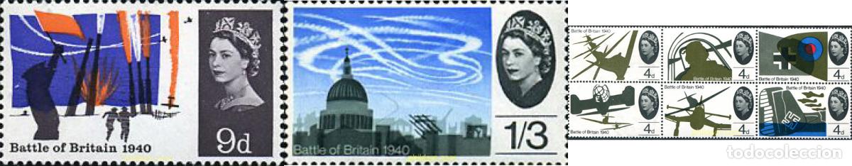 Sellos: 678626 MNH GRAN BRETA&Ntilde;A 1965 25 ANIVERSARIO DE LA BATALLA DE INGLATERRA