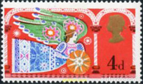 Sellos: 212143 MNH GRAN BRETA&Ntilde;A 1969 NAVIDAD