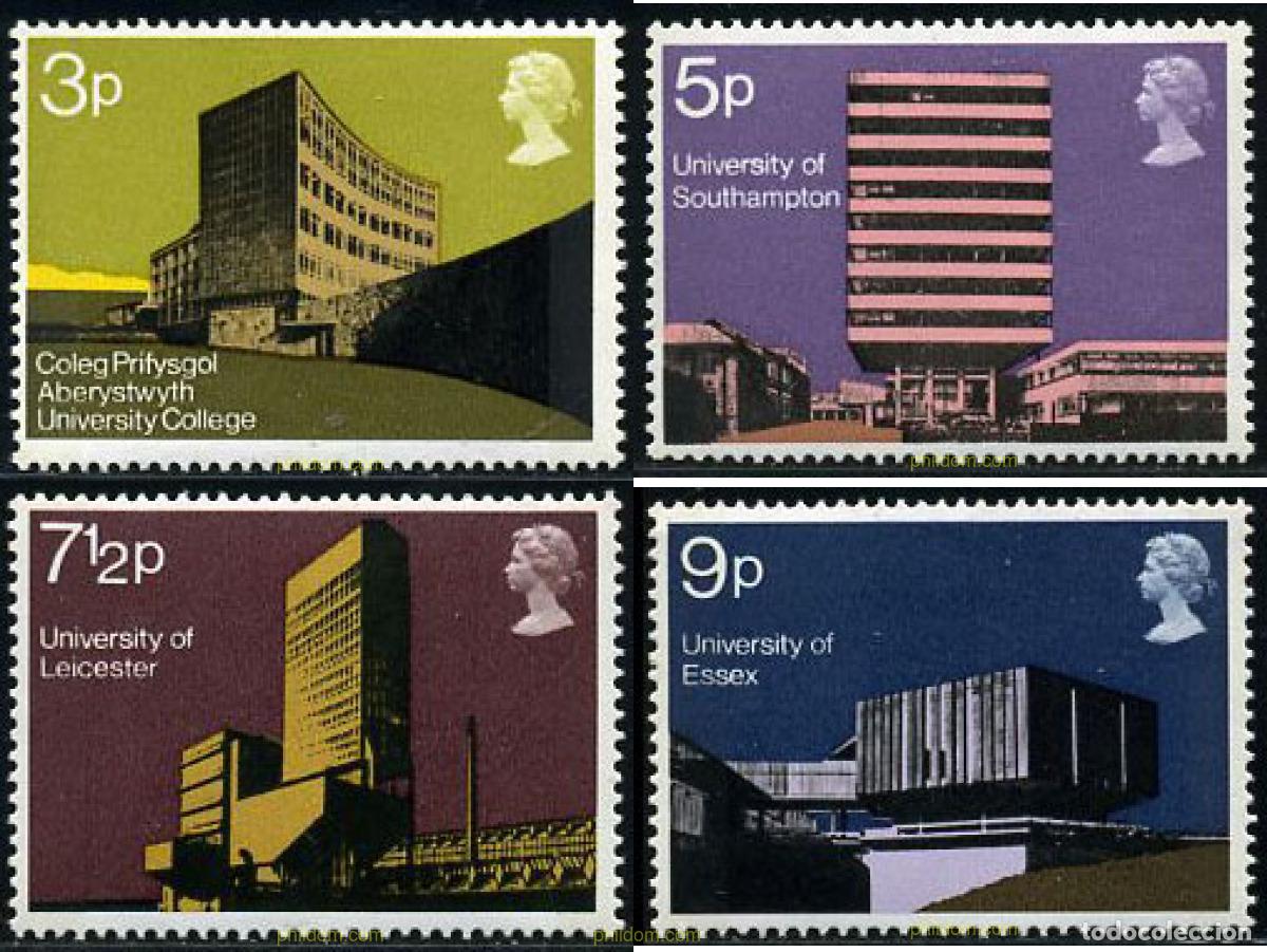 Sellos: 142104 MNH GRAN BRETA&Ntilde;A 1971 UNIVERSIDADES