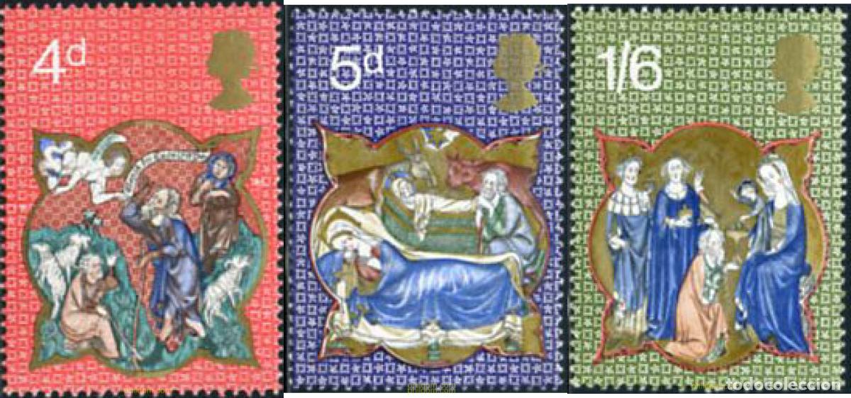 Sellos: 212150 HINGED GRAN BRETA&Ntilde;A 1970 NAVIDAD