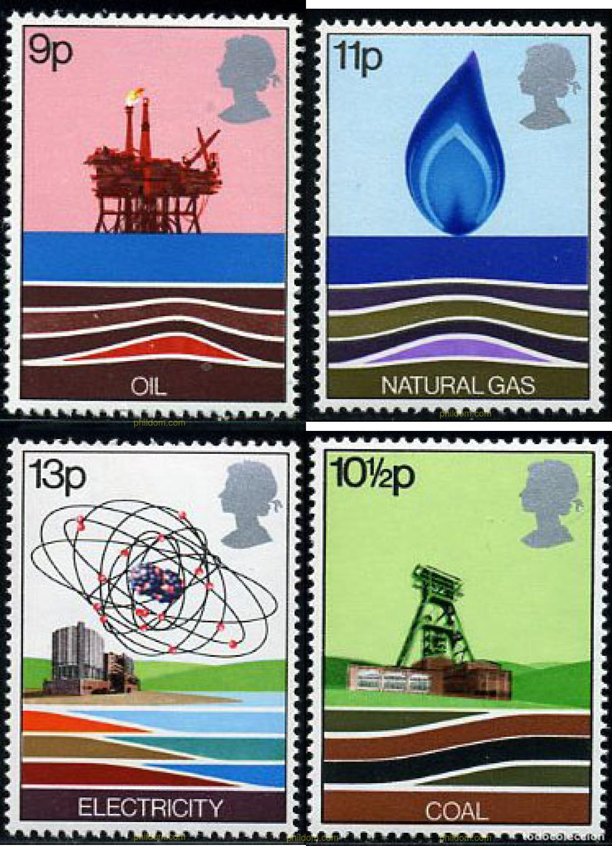Briefmarken: 142233 MNH GRAN BRETA&Ntilde;A 1978 RECURSOS ENERGETICOS