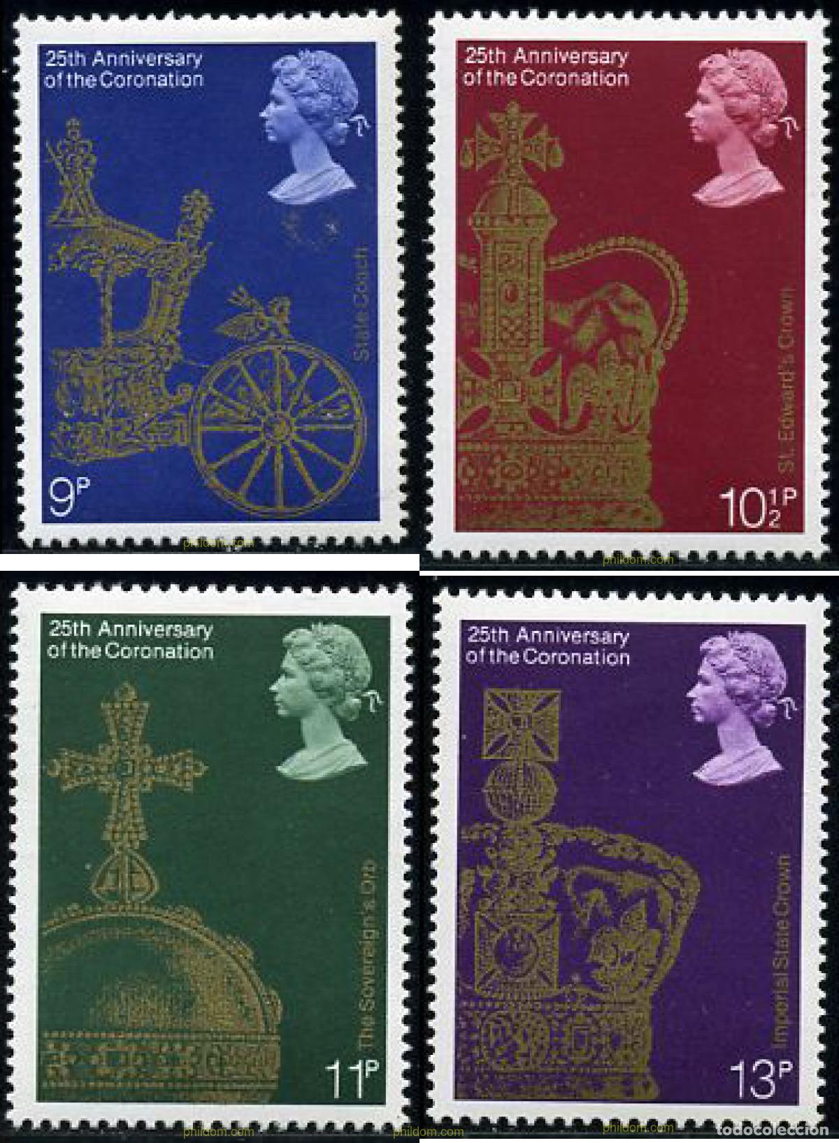 Briefmarken: 142246 MNH GRAN BRETA&Ntilde;A 1978 25 ANIVERSARIO DE LA CORONACION DE ISABEL II